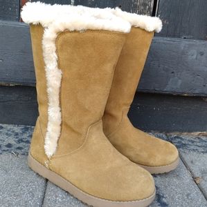 Women's size 7, Suede Leather riding boots hiking